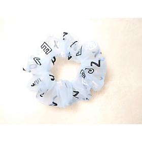 Dây cột tóc scrunchies mới mẫu chữ