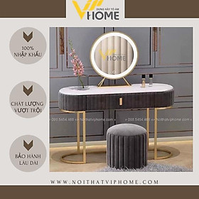Mua Bàn trang điểm  bàn phấn kèm gương tích hợp đèn LED kèm nút cảm ứng thông minh và ngăn kéo để đồ tện lợi BTD-8006