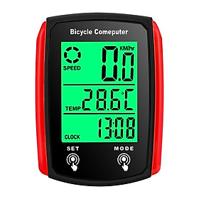 Wired Bike Computer 19 Functions Touch Bike Speedometer Odometer Waterproof Bicycle Computer with Backlight