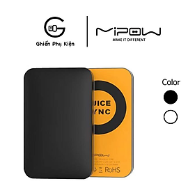 Mua Sạc Dự Phòng Mipow Hỗ Trợ Sạc Không Dây 15W 8000Mah - Hàng Chính Hãng