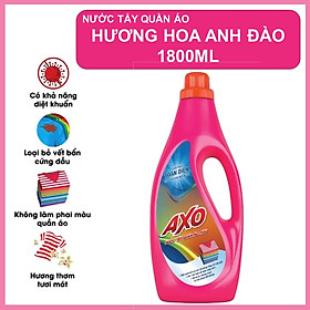 Nước Tẩy Quần Áo Axo Hương Hoa Anh Đào 1.8L