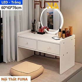 Mua Bàn Trang Điểm Ngồi Bệt FUNA có gương đèn LED Cảm Ứng- AK12 (lắp đặt theo hướng dẫn)