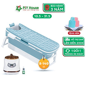 Mua Compo Bồn Tắm Gấp Gọn Cho Gia Đình - Kích Thước 136cm Kèm Máy Xông Hơi Z1000 Cao Cấp - Tặng Gối Tựa và 1 Chai Tinh Dầu 10ML