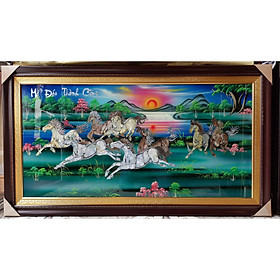 Mua Tranh sơn mài khảm trai  ốc- mã đáo thành công