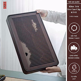 Mua KT 61 Khay Trà Tre Cao Cấp Hình Chữ Nhật 3 Kích Thước