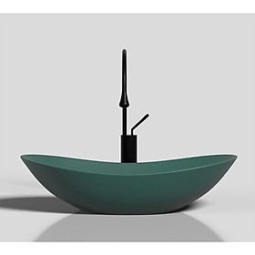 Mua LAVABO HÌNH THỎI MÀU XANH ĐẬM