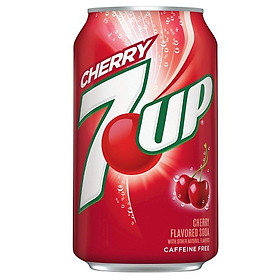 Thùng 12 lon Nước ngọt 7UP Mỹ vị Cherry 355ml