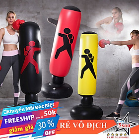 Hình ảnh Bao trụ đấm bốc 2.0 PRO X tự cân bằng PVC, bao tập võ Boxing