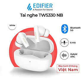 Mua Tai nghe bluetooth Edifier TWS 330 NB Đàm thoại khử ồn ENC Chống ồn chủ động mức cao - Hàng chính hãng