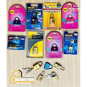 Mua Khoá tủ mật mã  khoá vali mã số  bay quốc tế Yale  Abus  Solex