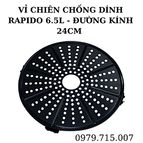 Mua Vỉ chiên chống dính Teflon dành cho nồi chiên không dầu Rapido 6.5L- Đường kính 24 cm