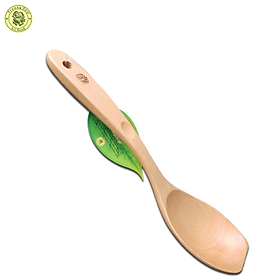 Muỗng Múc Canh Rau Mũi Bằng - Vá Gỗ TL24 Kích Thước ( 30 x 7.5 cm ) - Đồ Gỗ Nhà Bép Thương Hiệu Trường Sơn
