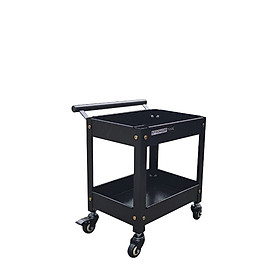Mua Xe đẩy dụng cụ mini 2 tầng có tay nắm thép sơn tĩnh điện