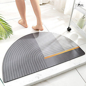 Mua Thảm Da Lộn Half Circle Trang Trí Cửa Ra Vào Thấm Hút Nhanh
