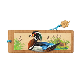 Bookmark Giấy Xoắn Nghệ Thuật - Chim vịt gỗ - The Calm of Nature - Animals - Việt Net