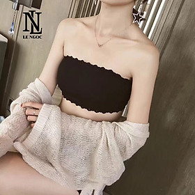 Áo lót, Áo bra nữ ren thun tăm gân không dây - Lê Ngọc Fashion