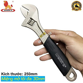 Mua Mỏ lết cán bọc nhựa cứng PVC tăng cường WYNN’S 250mm  cờ lê điều chỉnh độ mở đa năng  thép Cr-V không gỉ xỷ lý nhiệt