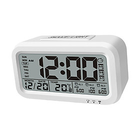 Digital Alarm Clock Electronic Bedside Clock for Living Room Bedroom