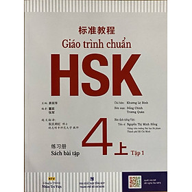 [Download Sách] Giáo Trình Chuẩn HSK 4 Tập 1 - Sách Bài Tập (Quét Mã Qr Để Nghe File Mp3)