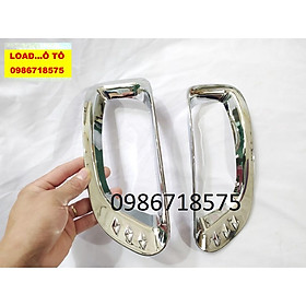 Bộ Ốp Viền Đèn Gầm Trước Xe Toyota Innova 2008-2011 Mẫu Nhựa ABS Mạ Crom Sáng Bóng