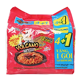 Lốc 5 Mì Xào Koreno Volcano Vị Gà 118G