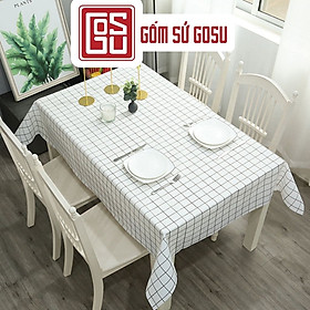 Mua Khăn trải bàn Phương Đông mã PD071 chất liệu nhựa PVC chống thấm nước dễ vệ sinh