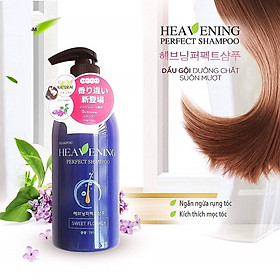 Dầu gội Heavening Perfect, bổ sung collagen và vitamin B7, ngăn ngừa rụng tóc và kích thích mọc tóc, bảo vệ và tái tạo tế bào mầm tóc - nội địa Nhật Bản