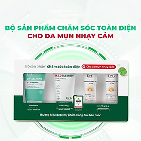 Bộ 4 Sản Phẩm Chăm Sóc Toàn Diện Dr.G Skincare Kit For Sensitive And Acne Skin