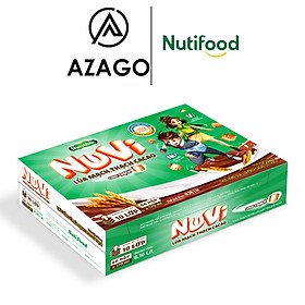 Thùng 48 hộp NuVi Thức uống Sữa Lúa Mạch Cacao có thạch   170ml - Thương Hiệu NUTIFOOD - AZAGO