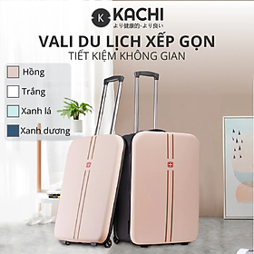 Vali du lịch xếp gọn tiết kiệm không gian Kachi MK355 size 20" / 24" với 4 màu - Hàng chính hãng