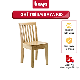 Mua Ghế Trẻ Em BAYA KID Được Làm Từ Chất Liệu Gỗ Cao Su Bền Chắc  Thiết Kế Đẹp Mắt Và Vững Chãi Với Gam Màu Gỗ Tự Nhiên 2219