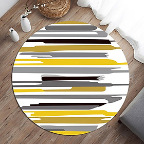 Modern Simple Round Carpet Rug Door Mat Living Room Bedroom Anti-Slip Floor Rug Mat Home Decoration