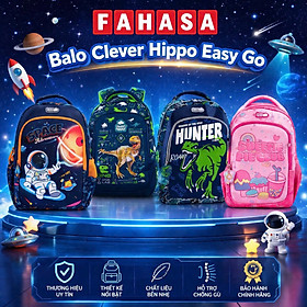 Ba Lô Easy Go Clever Hippo Mới Nhất 2026 - Chiến Binh Khủng Long/Khủng Long Siêu Đẳng/Space Adventure/Sweetie Pie Club