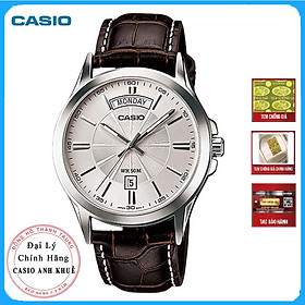 Đồng hồ nam dây da Casio MTP-1381L-7AVDF