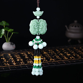 Cặp Nghê Xanh Phong Thủy Treo Xe Ô Tô Mang Tài Lộc Và May Mắn