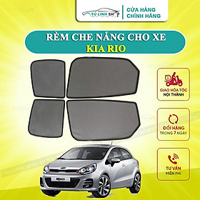 Rèm che nắng nam châm cho xe Kia Rio, bộ 4 tấm cho 4 cửa, hàng loại 1 cao cấp nhất, vừa khít kính