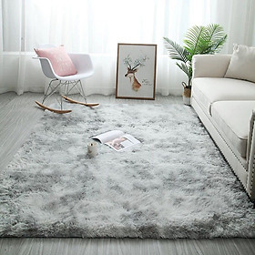 Mua Thảm trải sàn phòng ngủ lông xù vằn màu