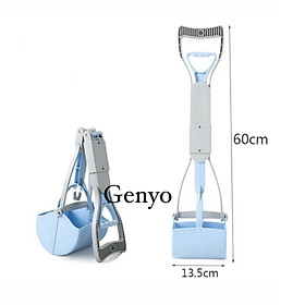 Dụng cụ gắp chất thải vệ sinh cho thú cưng - GENYO dog poop picker 004 ( màu giao ngẫu nhiên )