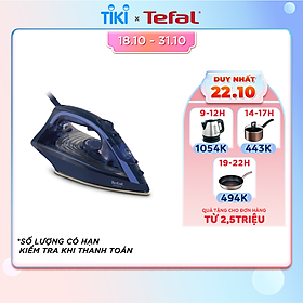 Bàn ủi hơi nước Tefal FV1849E0 - 2300W - Hơi phun đến 35g/ phút - Ngắt điện tự động - Ngăn rỉ giọt - Hệ thống chống đóng cặn - Hàng chính hãng