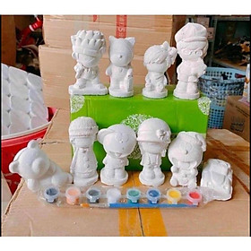 Mua Bộ 10 tượng thạch cao tặng kèm 12 màu ( tượng ngẫu nhiên)