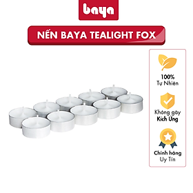 Nến Trà Không Mùi BAYA TEALIGHT FOX Sử Dụng Để Thắp Sáng, Đốt Tinh Dầu