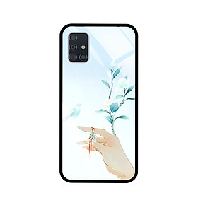 Ốp Lưng Điện Thoại SAMSUNG GALAXY A51 - Mặt Lưng Kính Cường Lực - 9427 BT03 - Hàng Chính Hãng