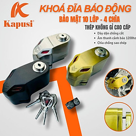 Mua Khoá đĩa xe máy chống trộm  báo động Kirito cao cấp