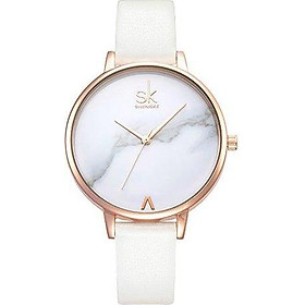 SHENGKE Women Watches Leather Band Decent Casual Geneva Waterproof Creative Ladies Watch reloj de Mujer