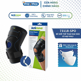 Bó gối thể thao đai dán có nẹp poly 73118-SPO Actimove Knee Brace