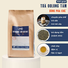 Hình ảnh Trà Oolong Tấm Cầu Đất - Túi 500Gr -  Nguyên liệu làm trà sữa tự pha chế trà sữa đài loan Dalat Farm