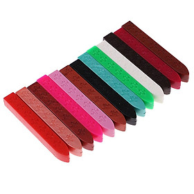 5pcs Vintage Sealing Seal Wax Sticks with Wick for Wedding Invitation Stamp Letter Card
