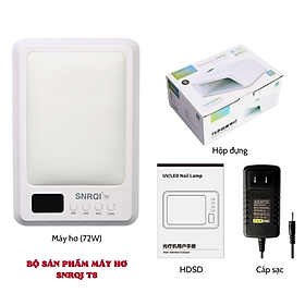 Máy hơ gel T8, đèn hơ gel T8, máy hơ móng T8, 60 bóng led, 72w