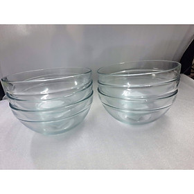Mua Bộ tô thuỷ tinh trung viền miệng cao cấp ( 6 cái)