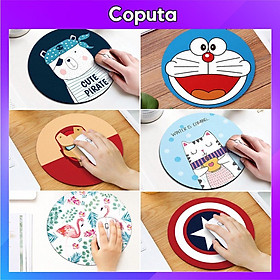Mua Lót chuột Coputa miếng lót bàn di chuột hình tròn hình dễ thương 20x20cm